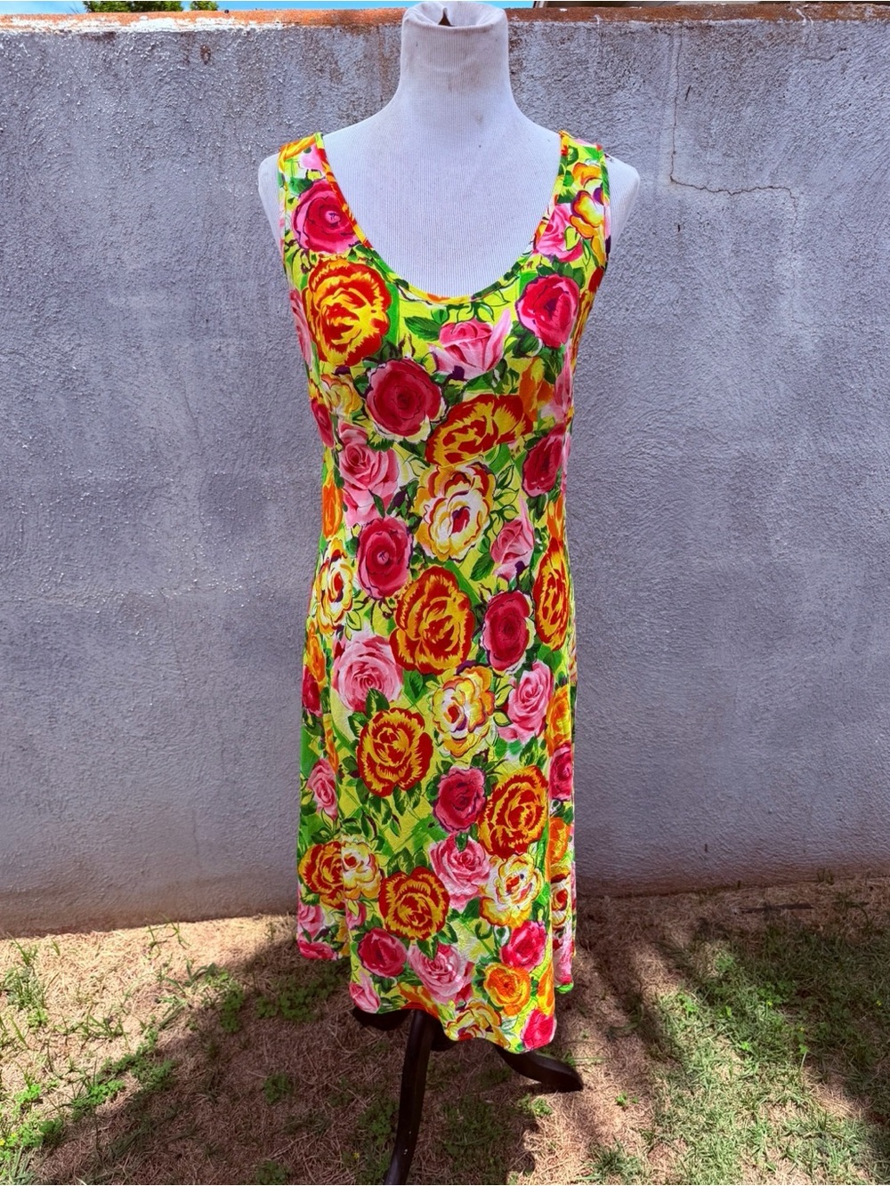 PreOwned Hula Moon By Jams World Multicolored Dress Hawaiian Women's Large